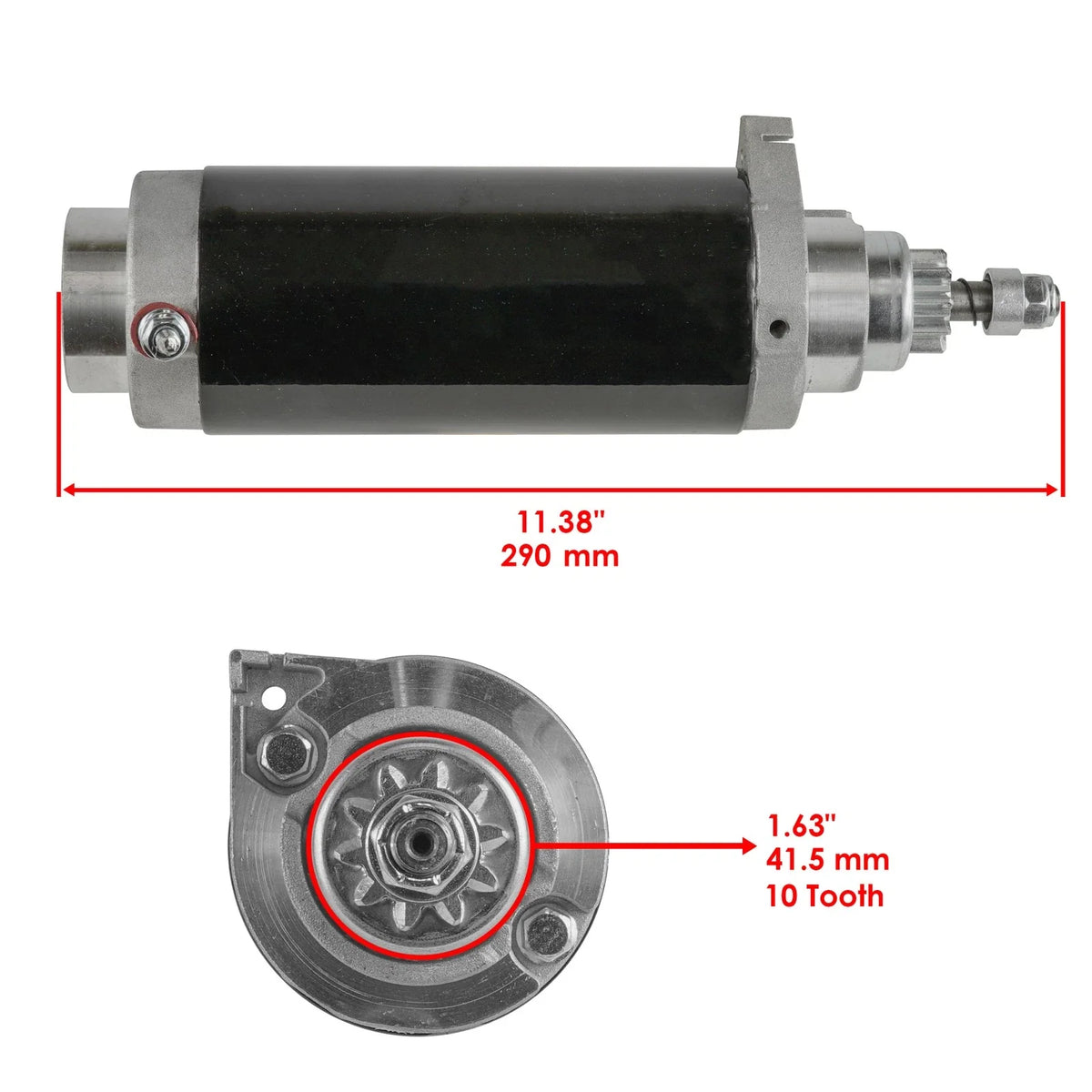 Starter for Mercury 90Hp 115Hp 140Hp 150Hp 175Hp (1980–1990)