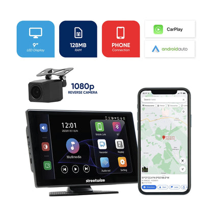 9" Touch Screen Wireless Apple CarPlay Android Auto Radio for SWWCP2
