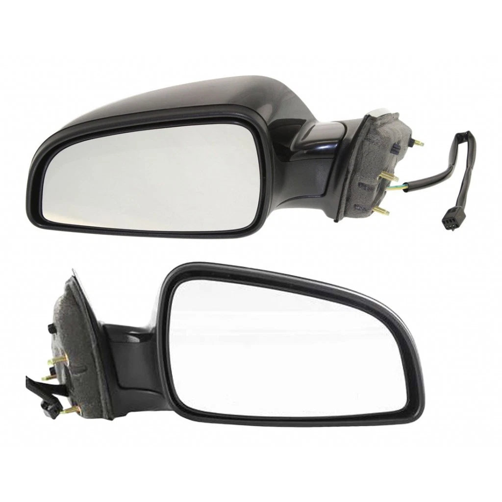 Unpainted Door Mirror Pair for Saturn Aura (2007–2009) PLX-M0-335-5419L3EB-CL360A4, GM1320342, GM1321342