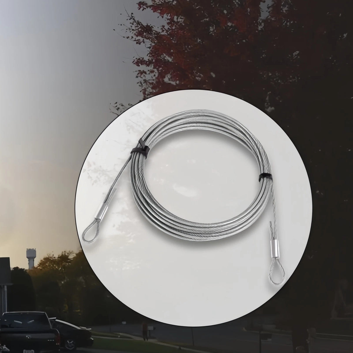 Tether Cable Guy Wire for Skeleton (12.5Ft)