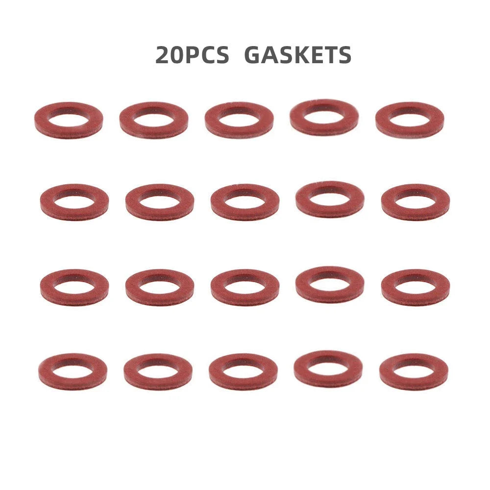 20X Lower Unit Oil Drain Gasket for Yamaha (Replaces 90430-08020, 90430-08003)