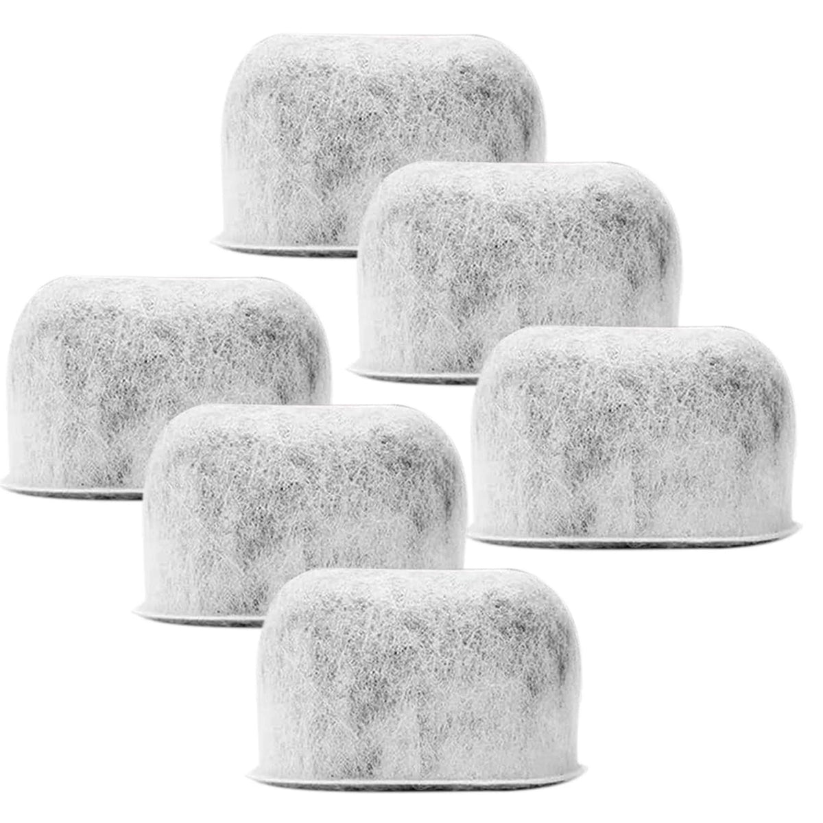 Pack of 6 Replacement Charcoal Water Filters for Keurig and Breville