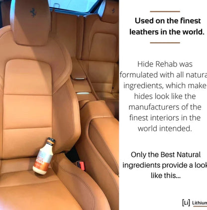 Leather Conditioner for Automotive Interiors (HIDEREHAB)