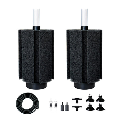 2X Large Aquarium Sponge for 80-150 Gal (Black)