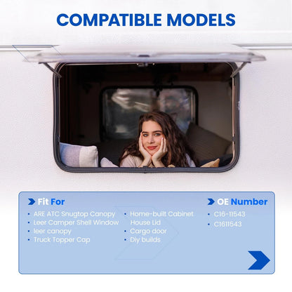 Gas Strut 15" 40Lb/178N for ARE ATC Snugtop Canopy (C16-11543)