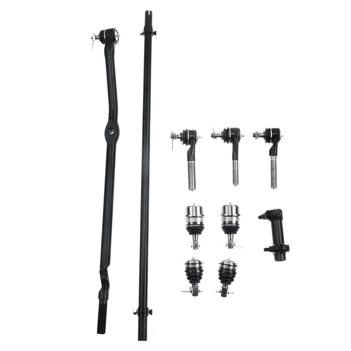 10x Front Ball Joints & Tie Rod Ends for Jeep Wrangler TJ (1997–2006)