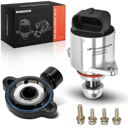 2X Idle Air Control Valve & Throttle Position Sensor Set for Cadillac (88893284, AC272)