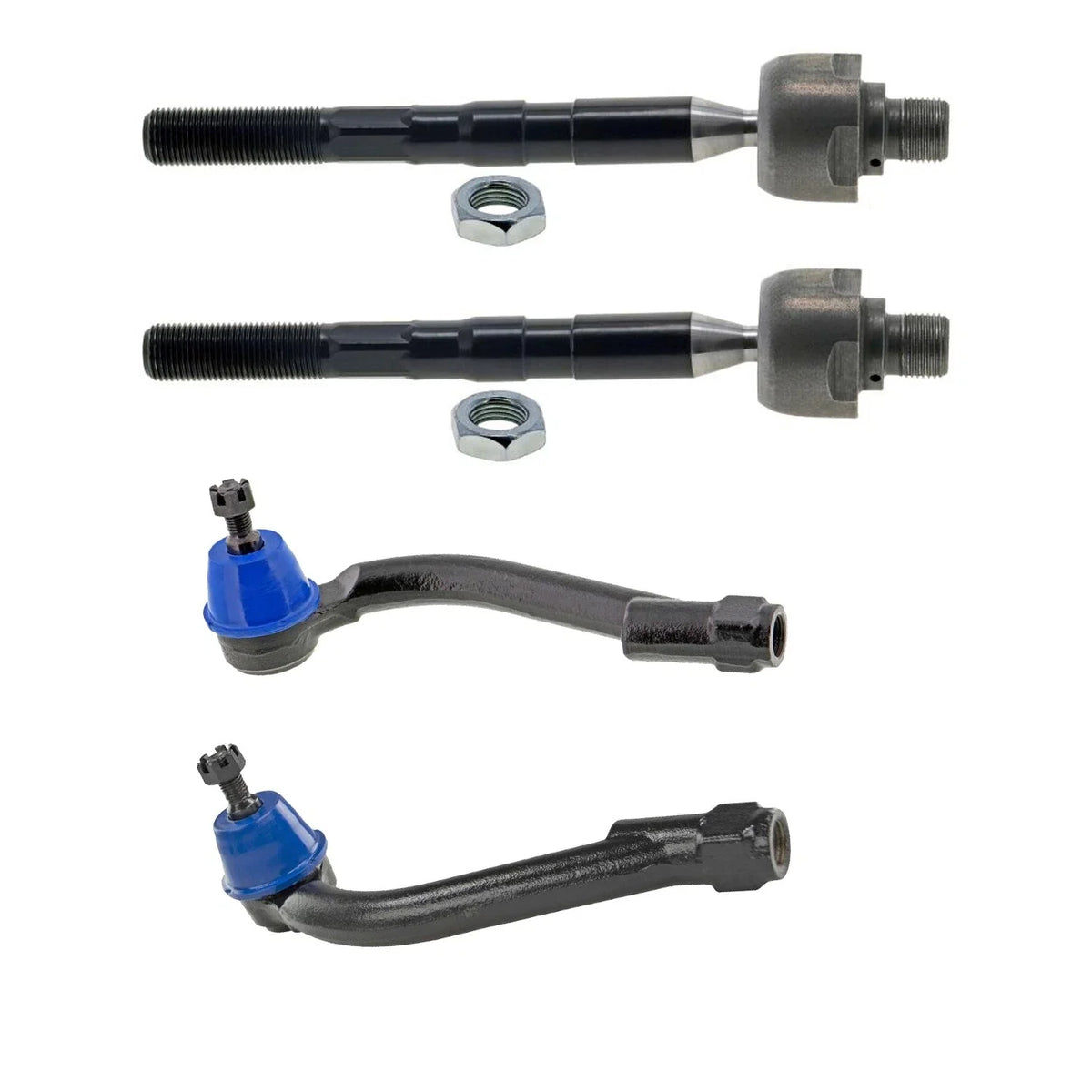 Set of 2 Mevotech Supreme Inner Outer Steering Tie Rod Ends for Kia Magentis (2006–2010)