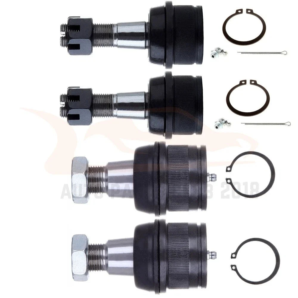 Set of 4 Front Lower & Upper Ball Joints for Ford Excursion (2000–2005)