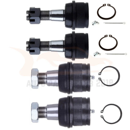 Set of 4 Front Lower & Upper Ball Joints for Ford Excursion (2000–2005)