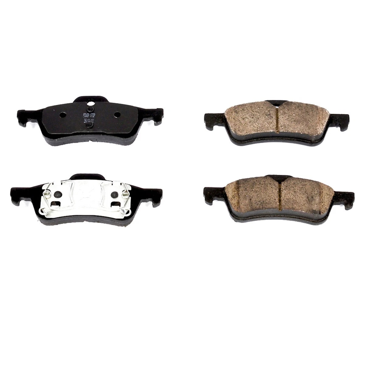 2X Powerstop Brake Pad Set Rear for Mini Cooper (2002–2003) 16-940