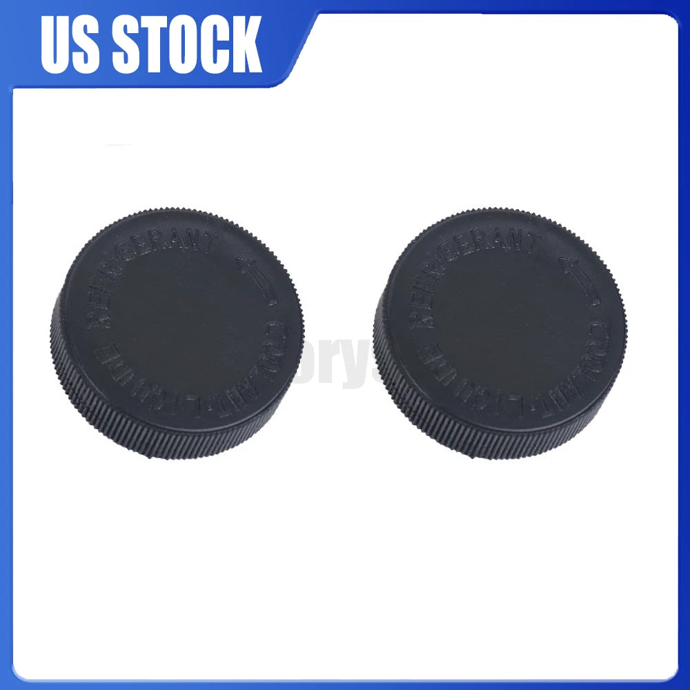2 Engine Coolant Reservoir Tank Black Cap for Infiniti QX60 (2014–2020) 21712-ZN50A