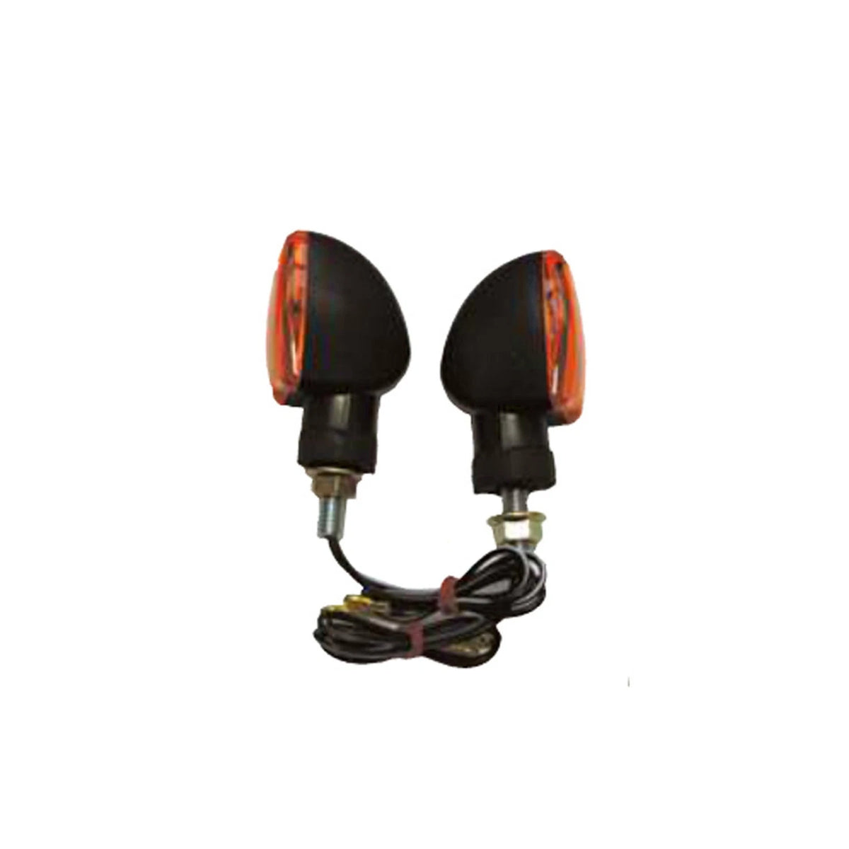 2X Mini Marker Lights for Motorcycle (5492) Amber Lens