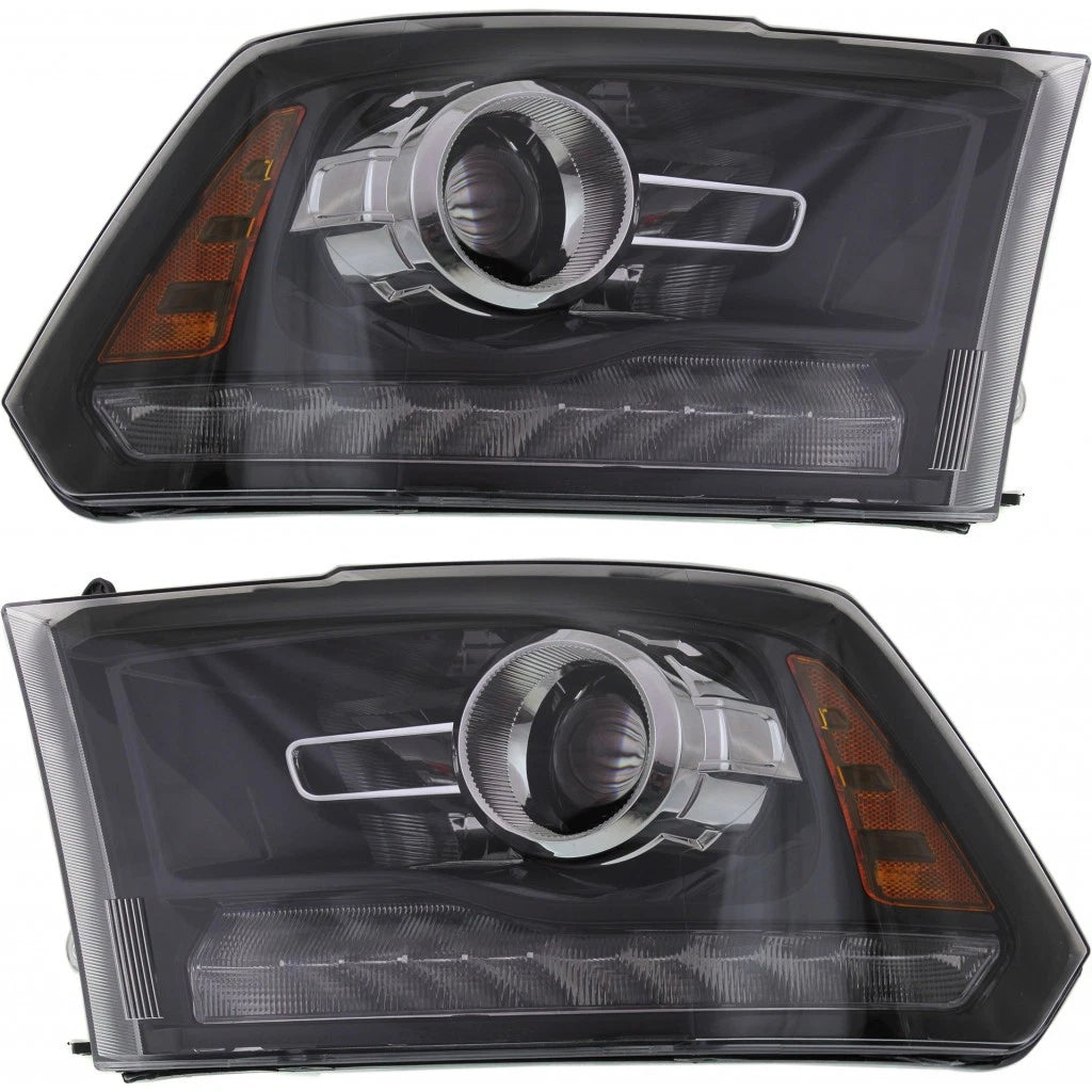 Headlight Assembly Pair for Ram 1500 (2013–2014) PLX-M1-333-1137L-AS2, CH2502245, CH2503245