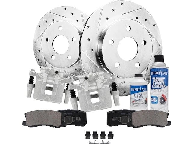 Set of 4 Brake Pads Rotors Calipers for Mitsubishi Lancer (96291SJFG)