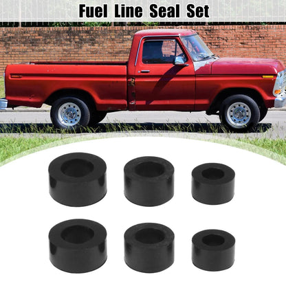 Fuel Line Seal Rubber Diesel Sealing Sleeve Set for Ford Powerstroke 