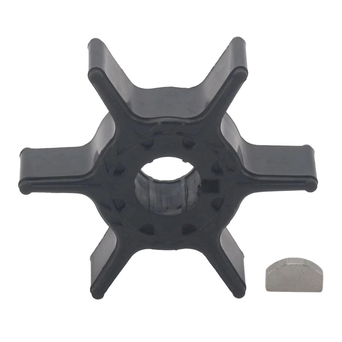 Outboard Water Pump Impeller & Key for Yamaha 4S 6 8 9.9 HP (68T-44352-00/01/02)