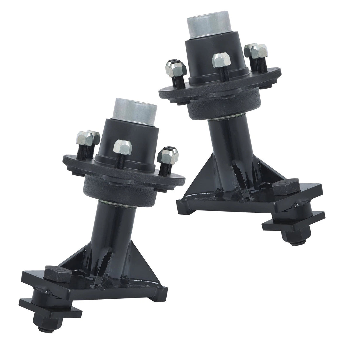 Set of 4 Shipping Container Wheels & Bolt-On Spindle Kit for BCK57002K