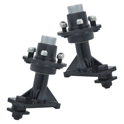 Set of 4 Shipping Container Wheels & Bolt-On Spindle Kit for BCK57002K