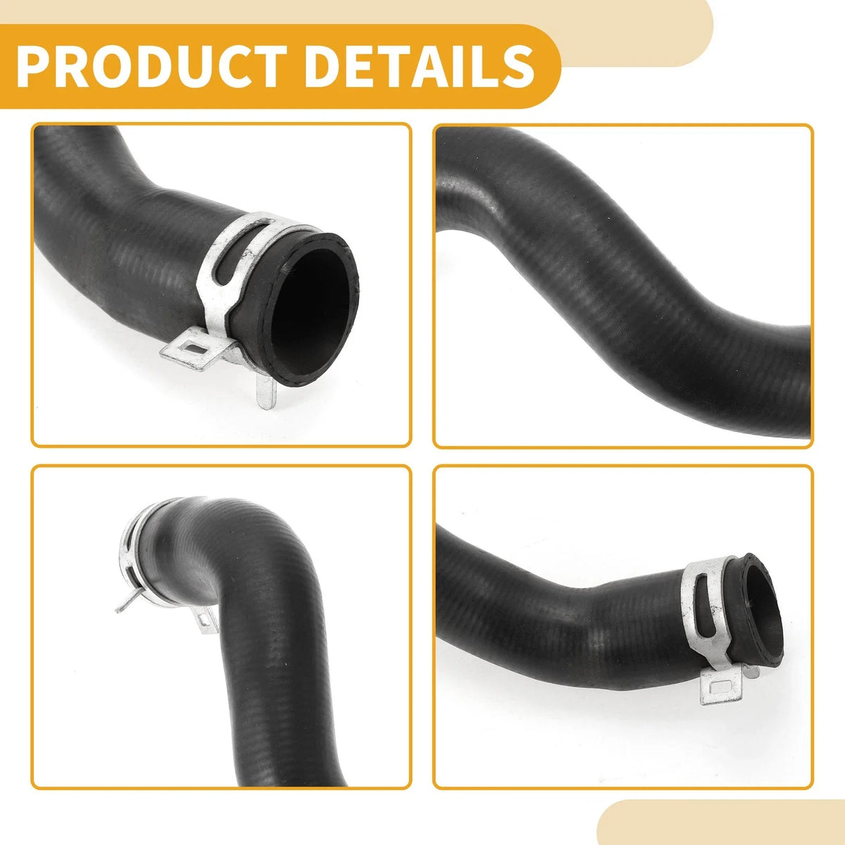 Radiator Hose for Ford Focus III Saloon (2014–2020) No.F1F18286DF Rubber