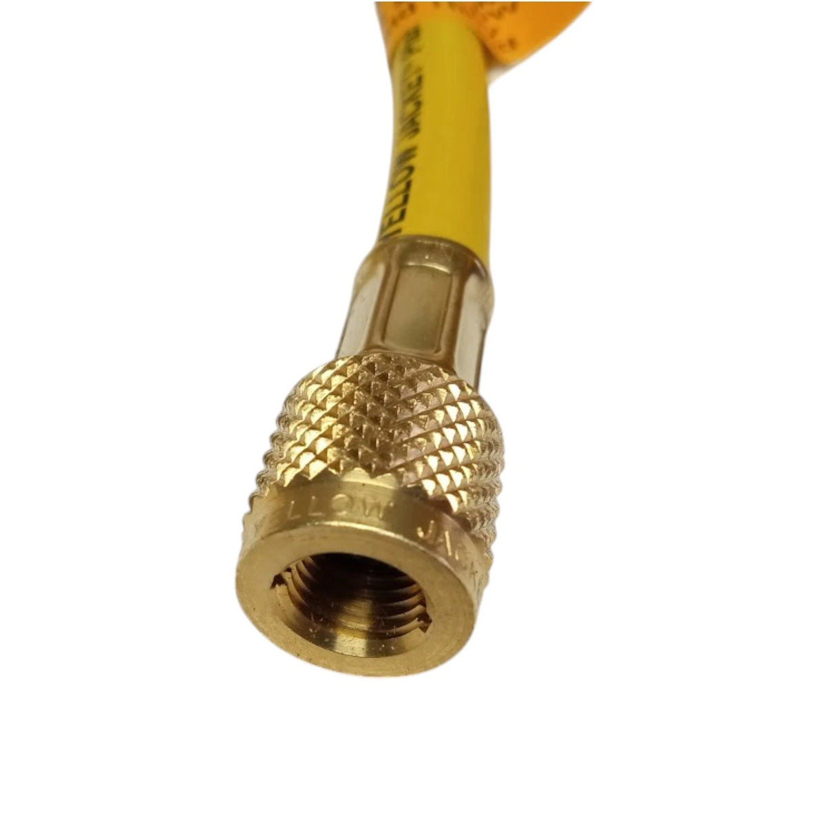 60" Charging Hose 1/4" LH to 1/4" RH 45 w/ Ball Valve for Yellow Jacket