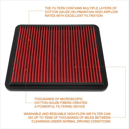 Reusable Hi-Flow Air Filter for Chevy Evanda/Holden Epica (2002–2011)
