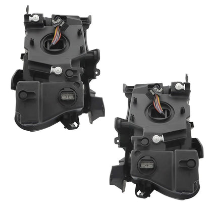 Pair LED Headlamps for Grand Cherokee (2021–2024) 68606228AA 68606229AA Black