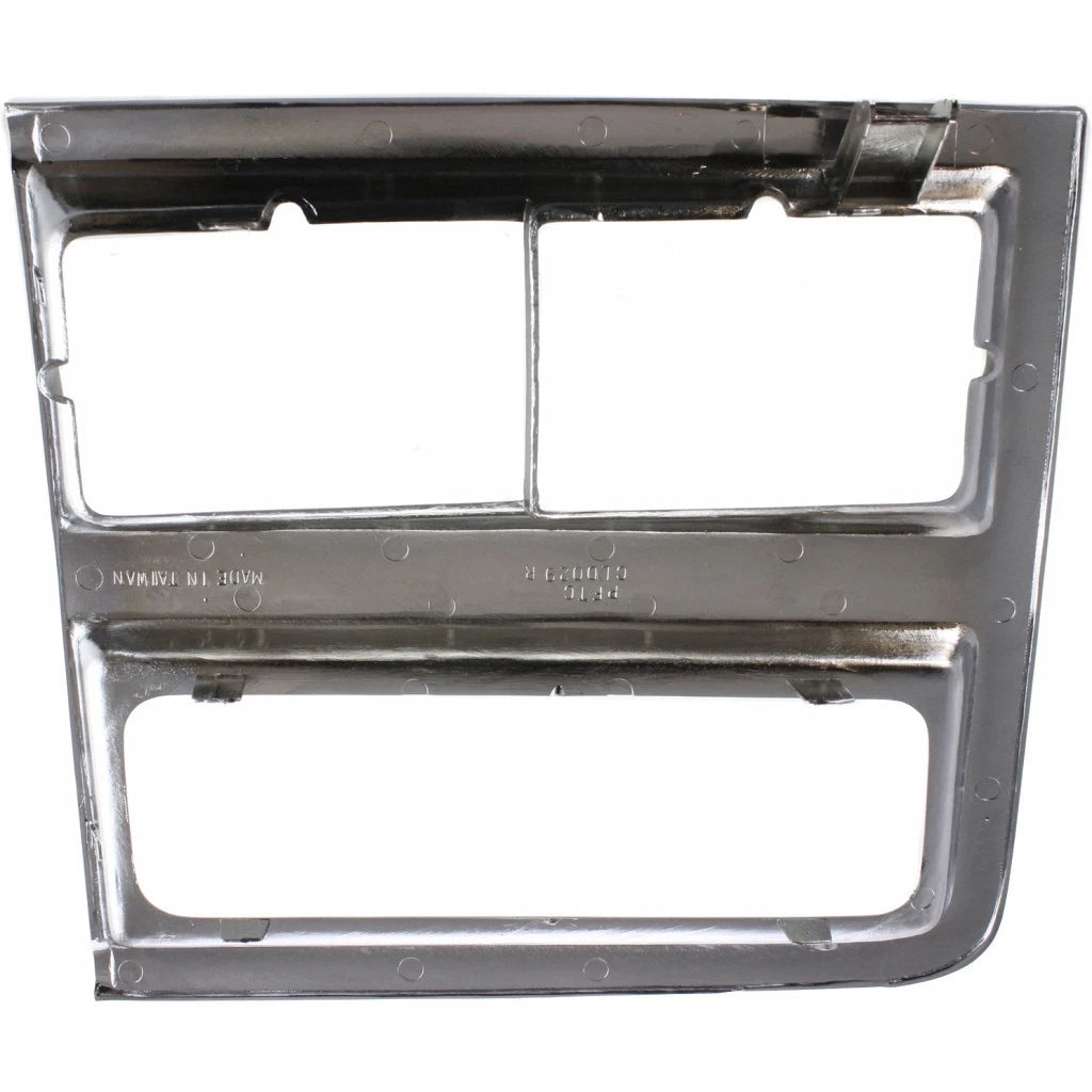 Headlight Bezel for Chevy Blazer (1990–1991) | Chrome | LLX-GM2513162-CL360A70, GM2513162