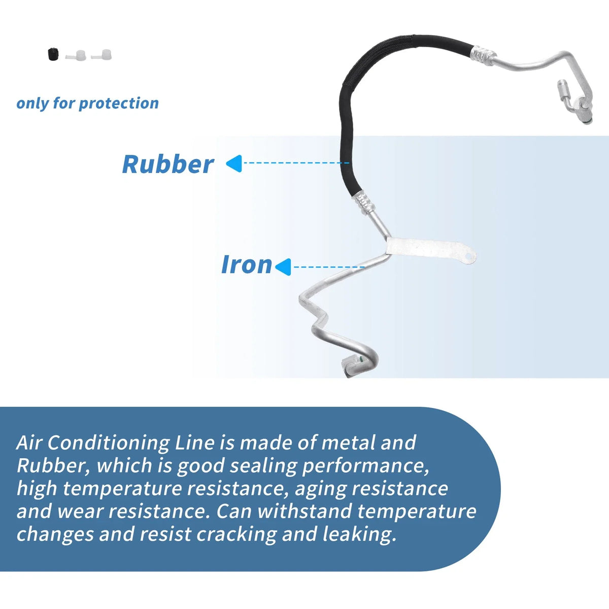 A/C Refrigerant Liquid Hose for BMW 5 Series (2011–2016) No. 64539209718