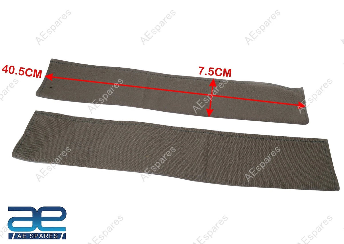 Canvas Tailgate Chain Cover Set of 2 for Jeep Willys CJ2A CJ3A CJ3B CJ5 M38
