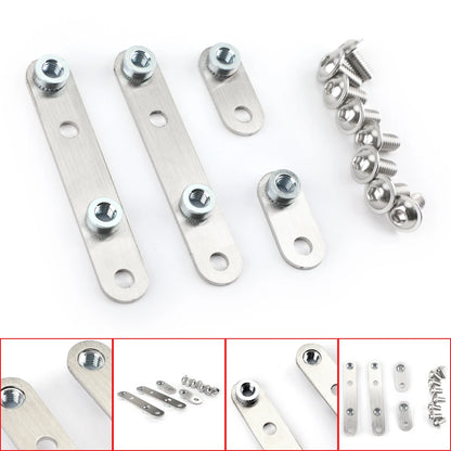 Stainless Steel Front Fender Riser Lift Kit for Honda CRF1000L Africa Twin (2016–2019) RH-080-Silver