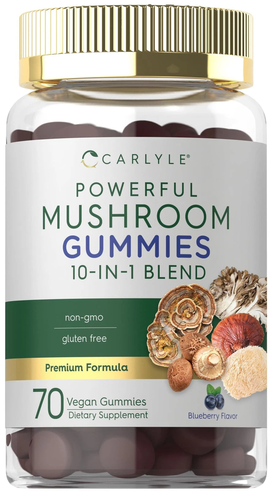 Carlyle Mushroom Complex Gummies for General Use (70 Count)