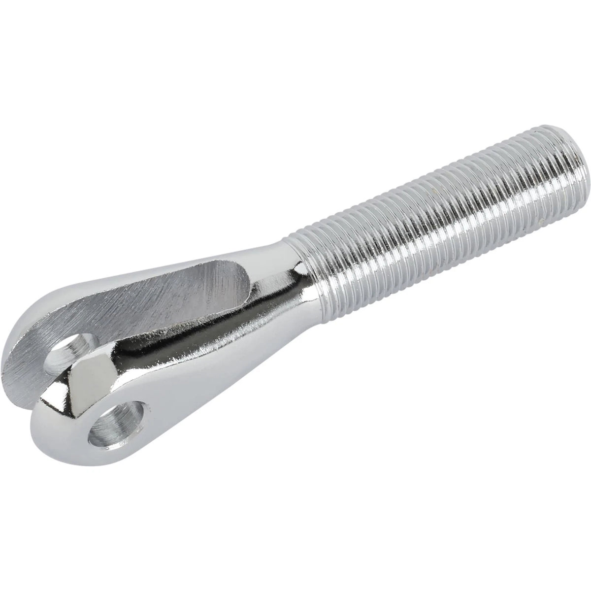 Clevis for Speedway 91002016 (5/8 Inch RH, 3/8 Inch Slot, Chrome)