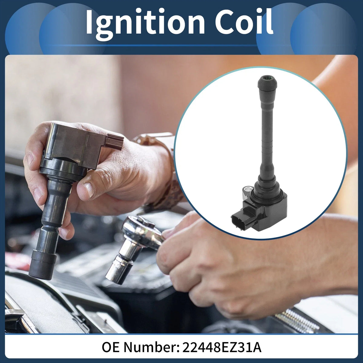 Ignition Coil Pack No. 22448EZ31A for Nissan NV2500 (2017–2021) V8 5.6L