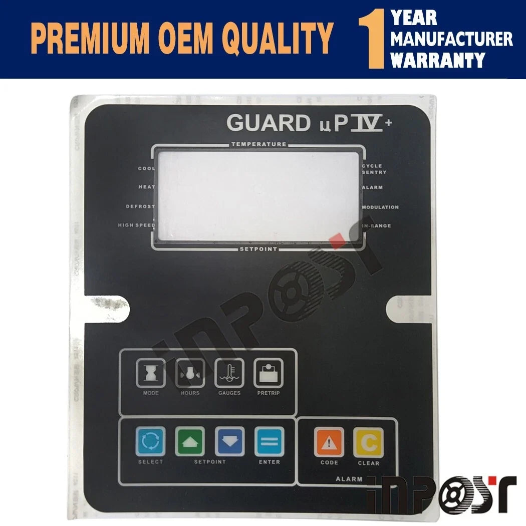 2pcs Overlay MP VI Control Panel Sticker for Thermo King SB-III SB (1991–1991)