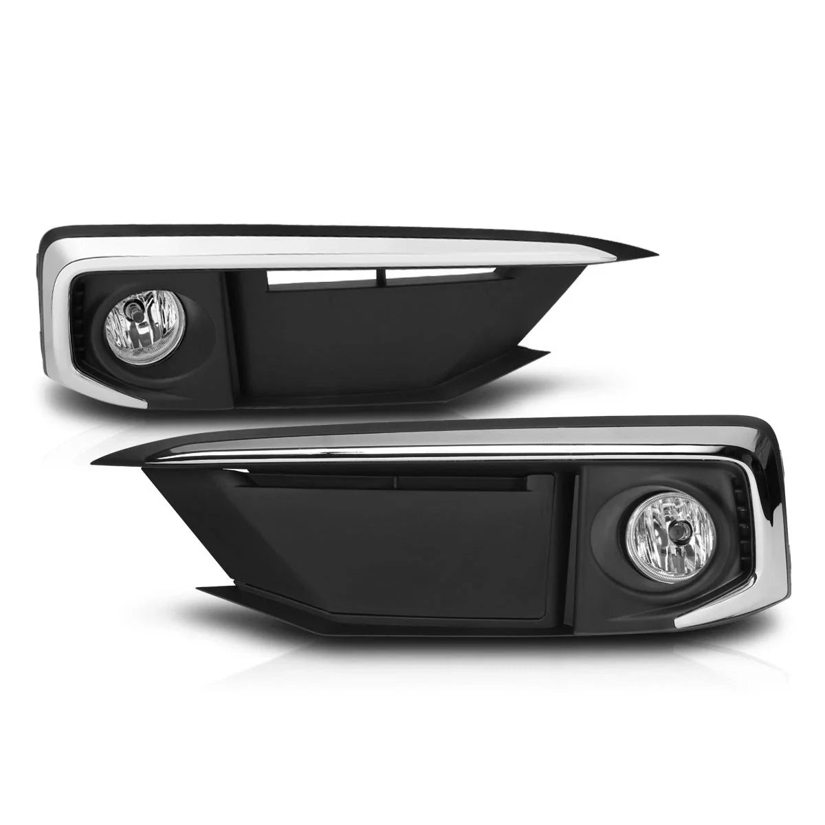 Clear Lens Front Driving Fog Lights with Switch & Bezel for Honda Civic (2019–2020)