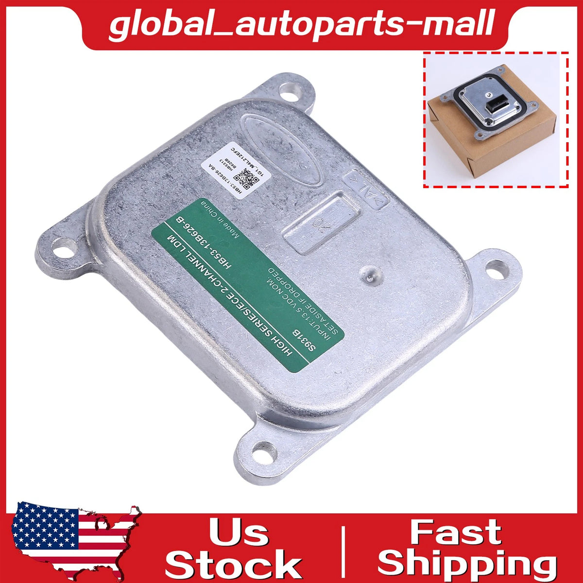 LED Headlight Module Ballast Unit for Ford Explorer (2016–2019) HB53-13B626-B