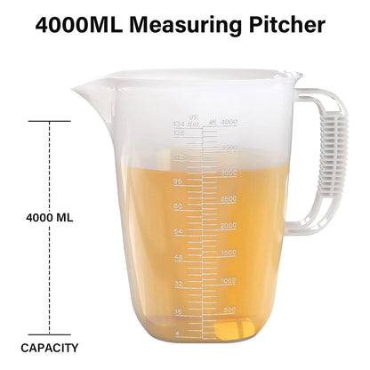1 Gallon Measuring Pitcher 134oz Extra Large (134Oz/4L/009)