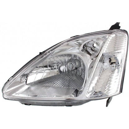 Driver Side Halogen Headlight for Honda Civic (2002–2003) HO2518103