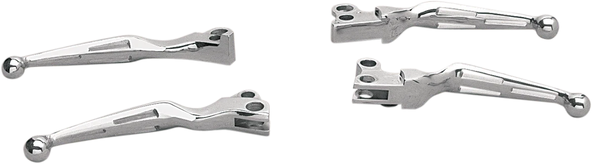 Slotted Chrome Levers for Drag Specialties (07-0571-BC307)