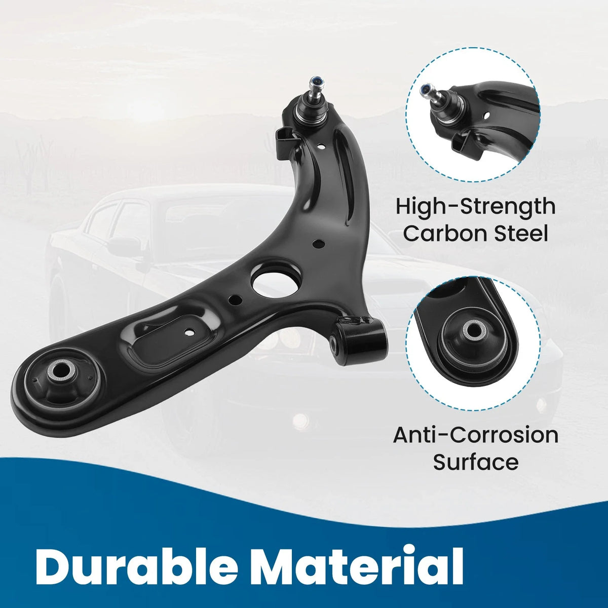 Front Lower Driver Control Arm Ball Joint for Hyundai Veloster Elantra (2011–2017)