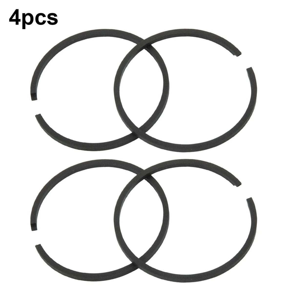 Set of 4 Piston Rings 4137 034 3000 for Stihl FS45 FS75 FS80 FS85 (–)