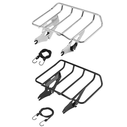 Chrome Quick Release Luggage Rack for Harley Street Glide (2014–2025)