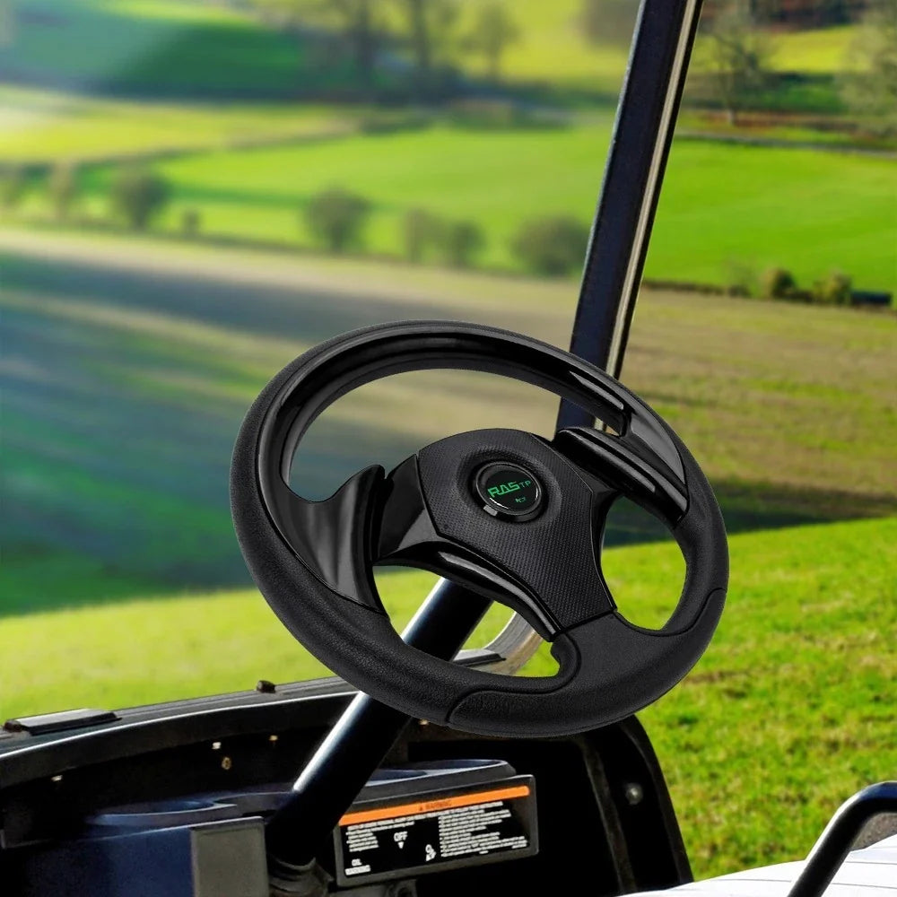 12.5" Golf Cart Steering Wheel for EZGO TXT RXV Yamaha Club Car