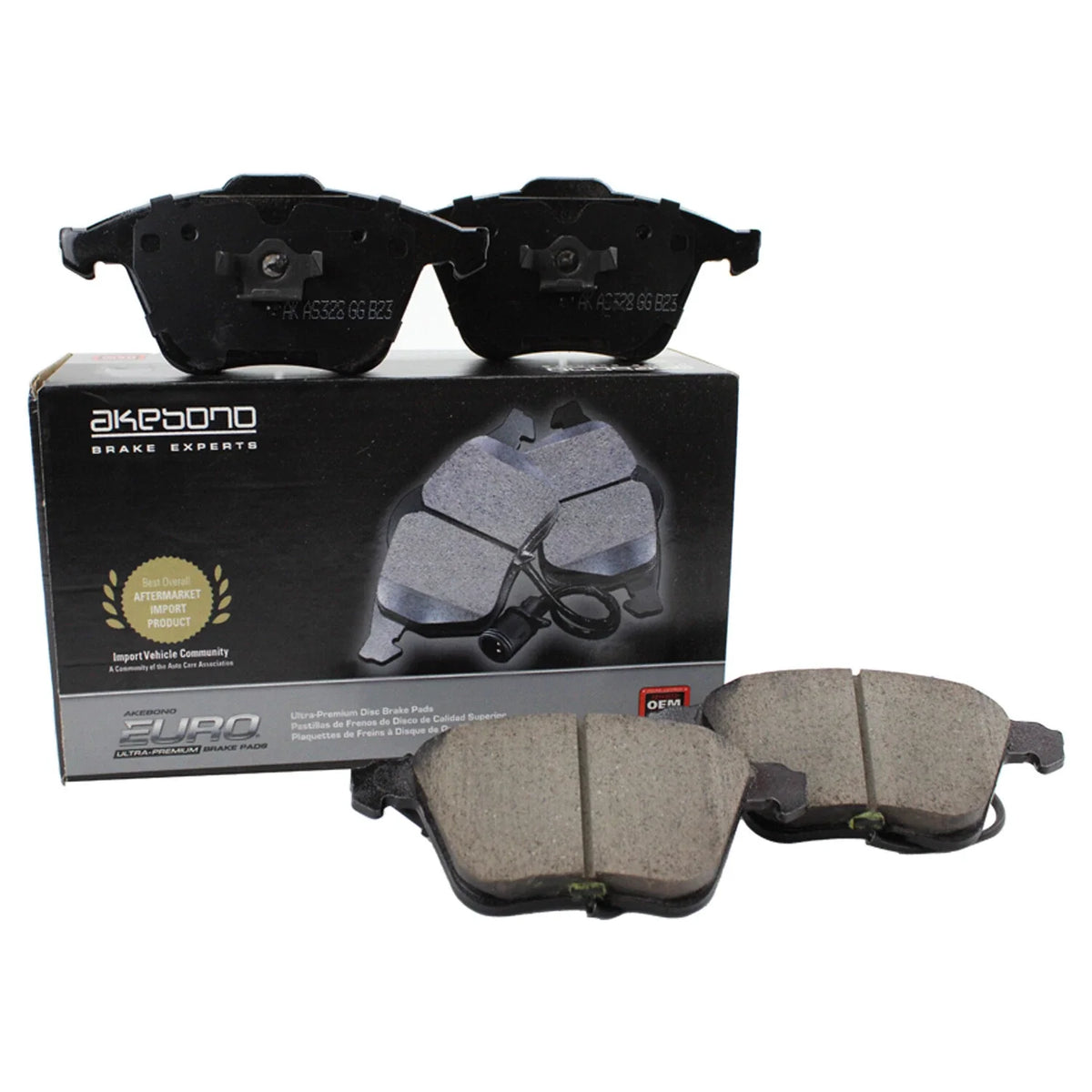Set of 4 Front Ceramic Disc Brake Pads for Audi A4 A6 Quattro S4 (2004–2011)