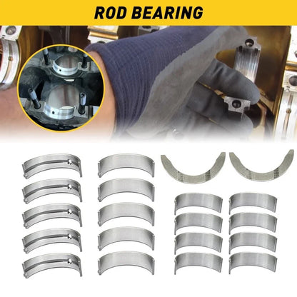 Set of 4 Connecting Rod & Main Bearings for Hyundai Kia 1.6L Turbo (2013–2020)