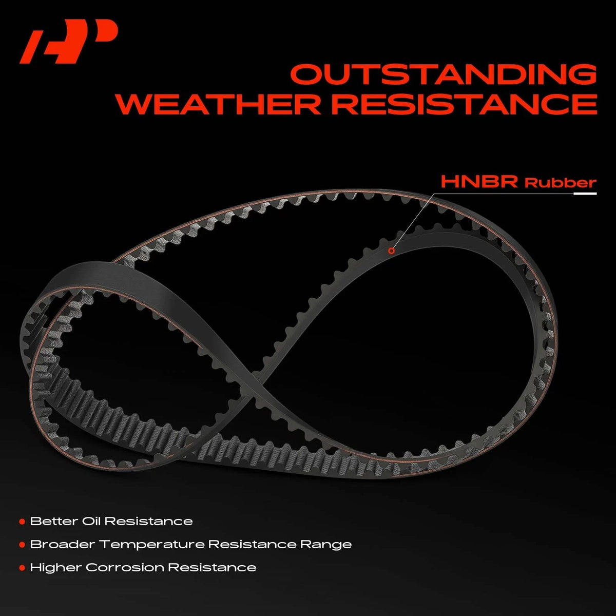 Engine Timing Belt for VW Passat Audi Q3 Quattro (2012–2014) 03L109119C, E, J, T346