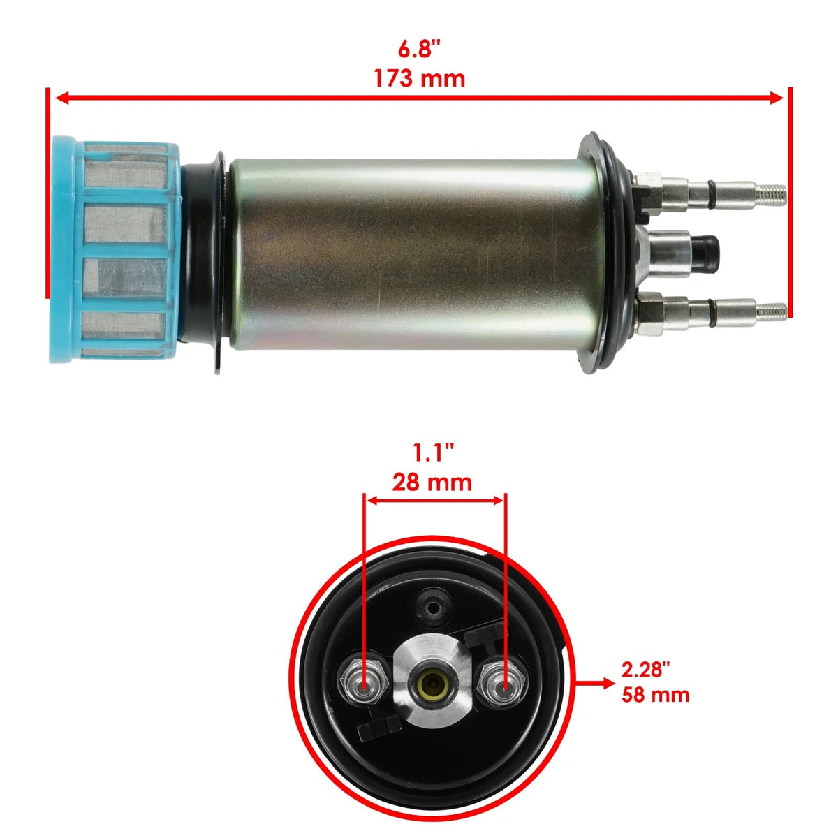 Fuel Pump for Yamaha 200HP LX200 SX200 V200 VX200 (1999–2005) PP123
