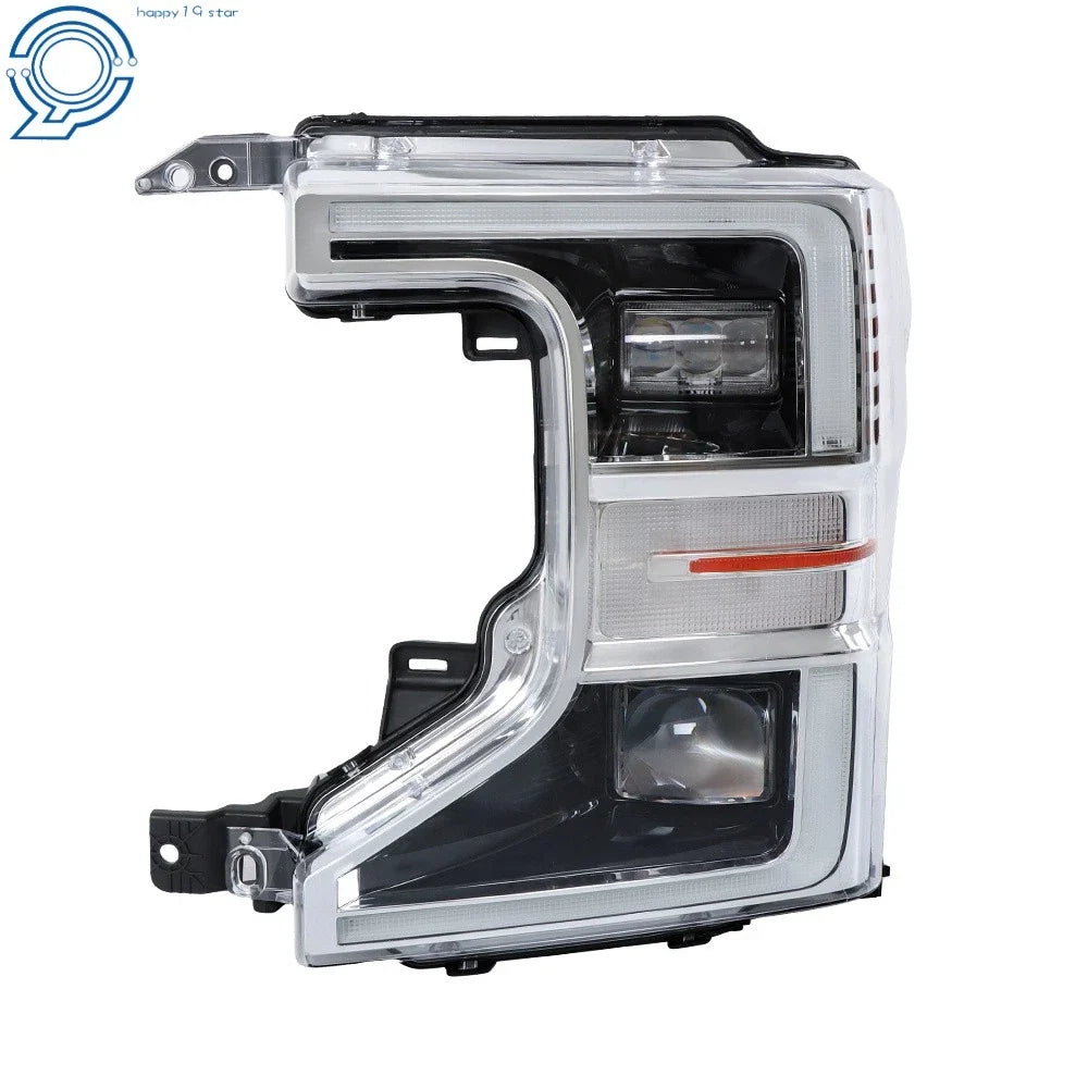 Chrome Trim LED Headlight for Ford F250 SuperDuty (2020–2022)