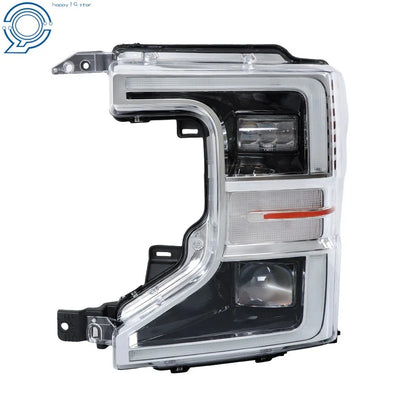 Chrome Trim LED Headlight for Ford F250 SuperDuty (2020–2022)